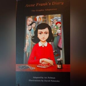 Hard back book, The Diary of Anne Frank, The Graphic Adaptation